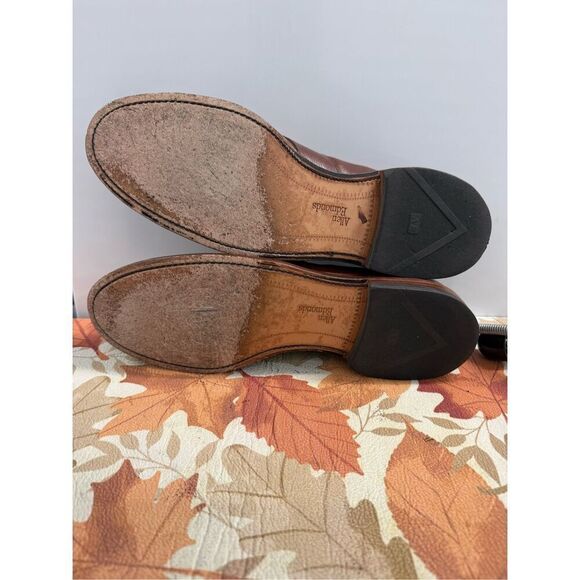 Allen Edmonds Randolph Men's Size 11 B Brown Leather Penny Loafers Bench Welt - Picture 7 of 7